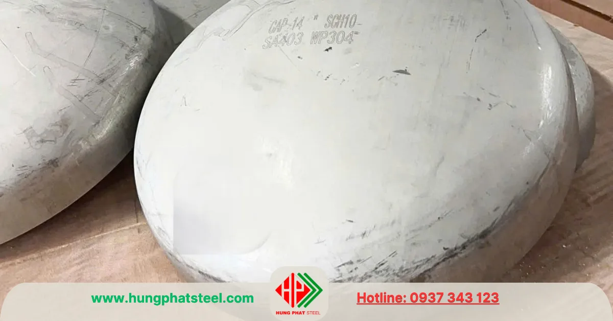 Chén hàn INOX DN350 (D355)