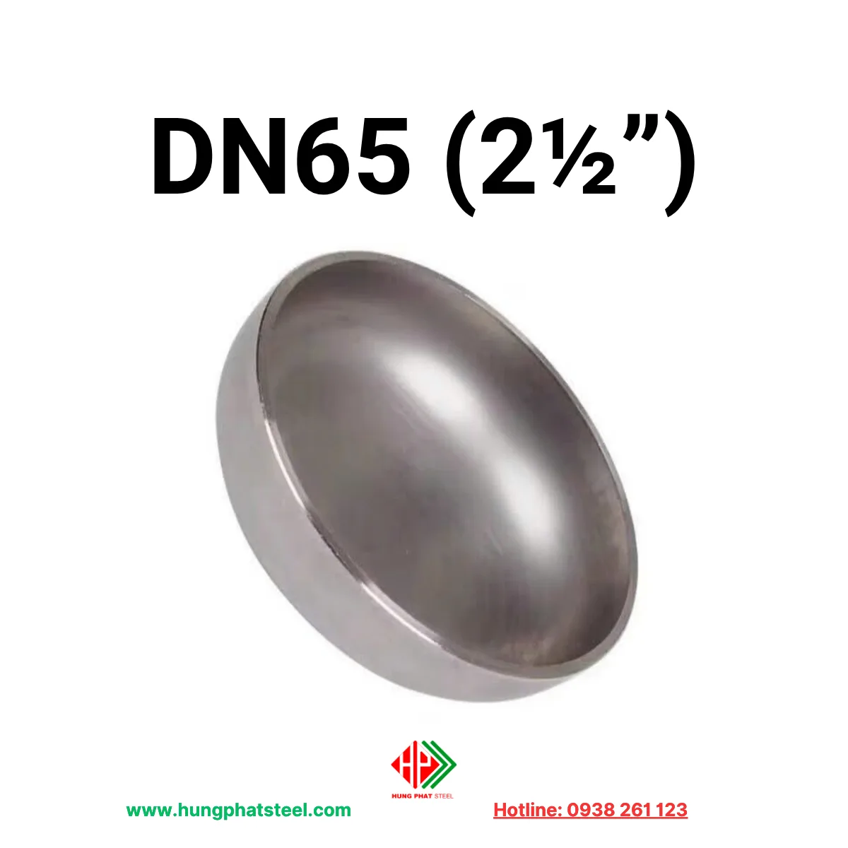 Chén hàn INOX DN65