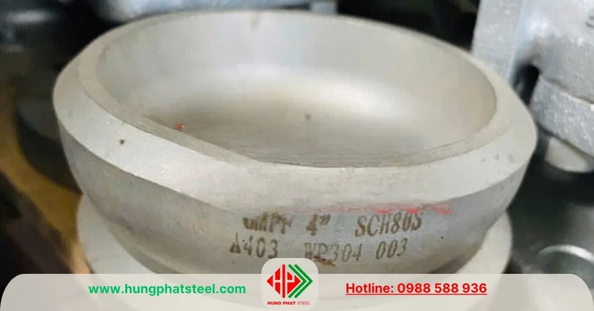 Chén hàn inox DN100 SCH80