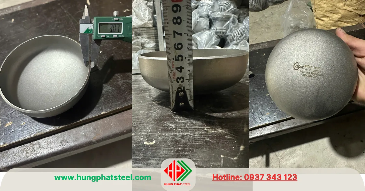Chén hàn inox DN125 SCH10S