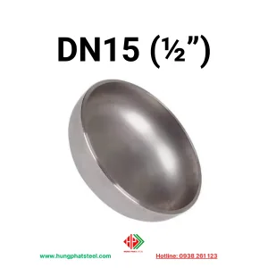 Chén hàn inox DN15 (D21)