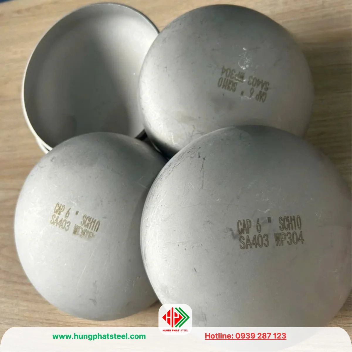 Chén hàn inox DN150 (D168)