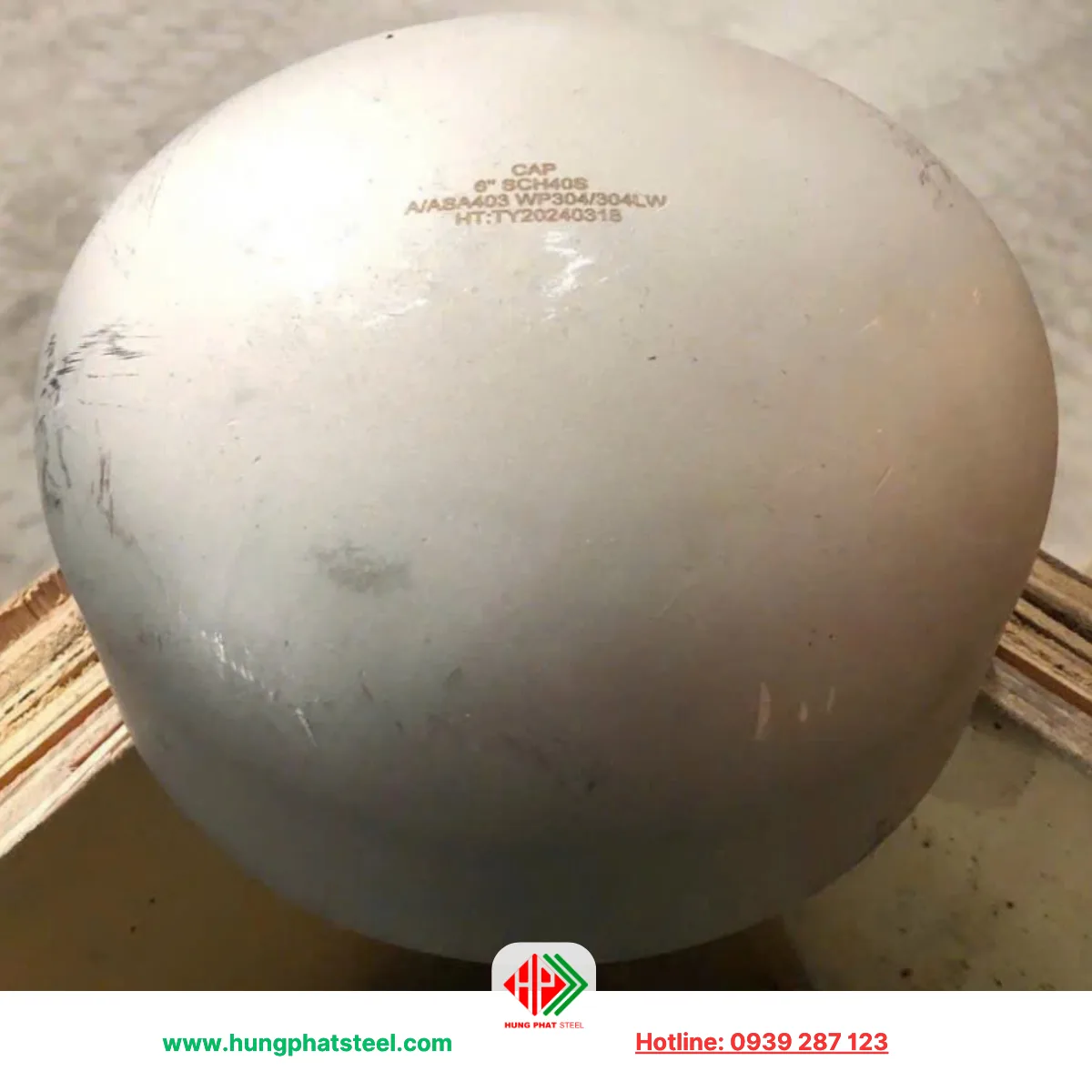Chén hàn inox DN150 (D168)