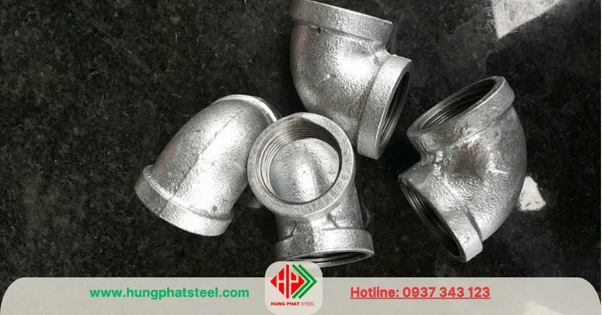 Co Ren Mạ Kẽm DN25 (D34, 1 inch)