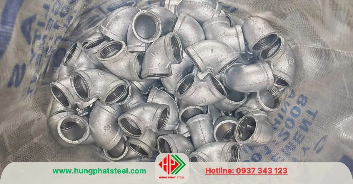 Co Ren Mạ Kẽm DN25 (D34, 1 inch)