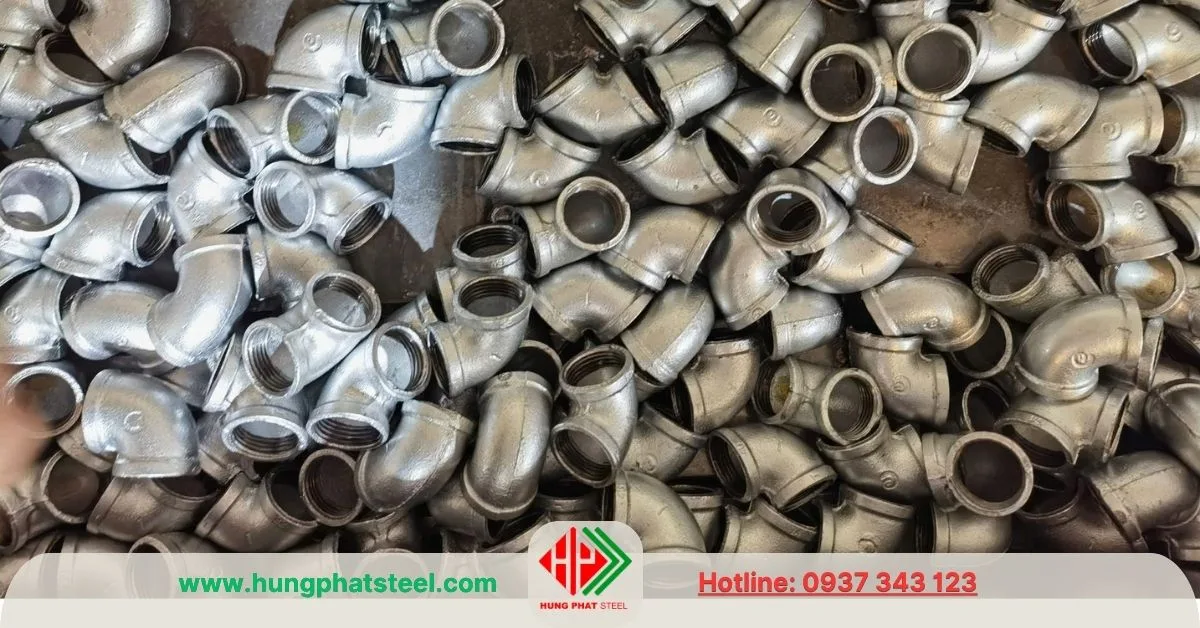 Co Ren Mạ Kẽm DN25 (D34, 1 inch)