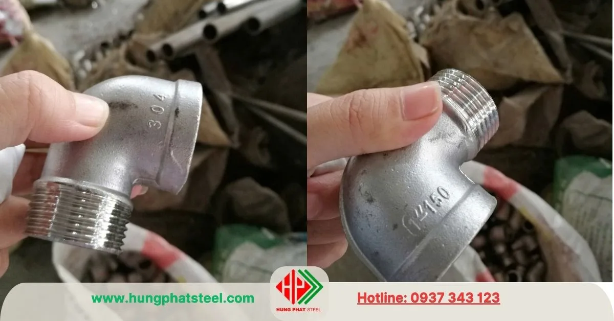 Co điếu inox DN25 (D34)