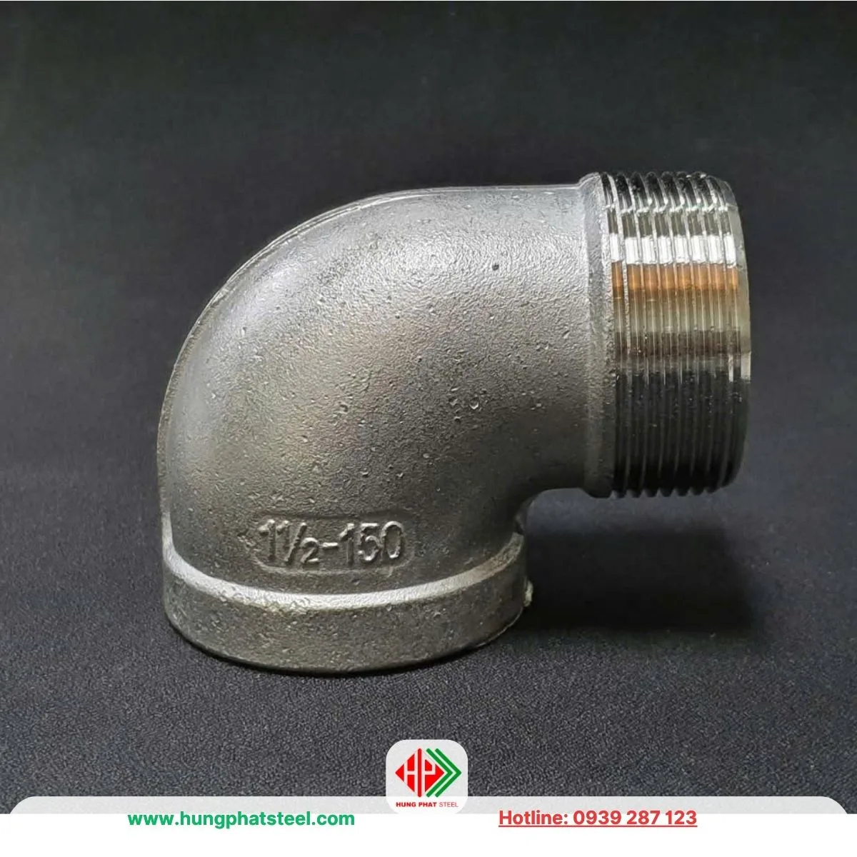 Co điếu inox DN40 (D49)