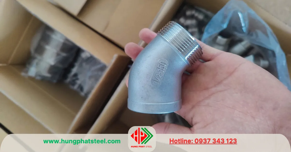 Co điếu lơi inox DN40