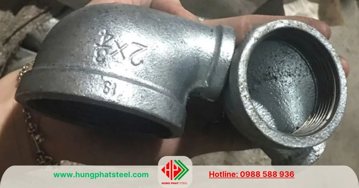 Co giảm ren mạ kẽm (Co thu)