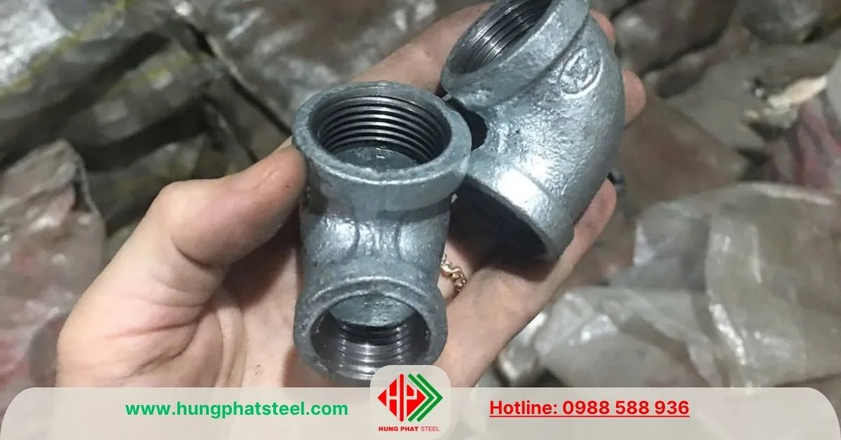 Co giảm ren mạ kẽm (Co thu)