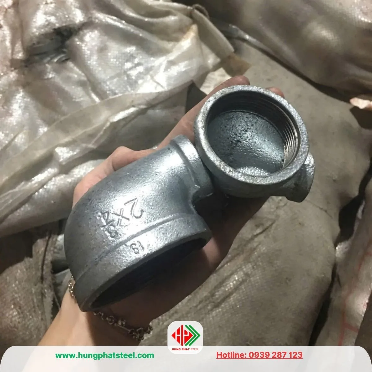 Co giảm ren mạ kẽm (Co thu)
