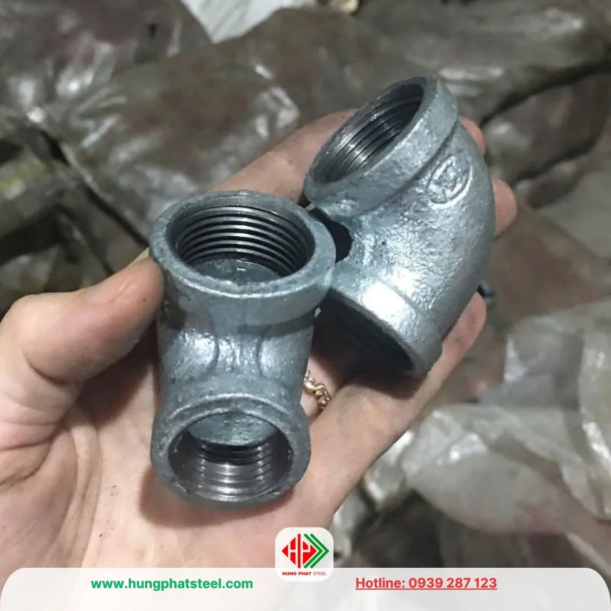Co giảm ren mạ kẽm (Co thu)