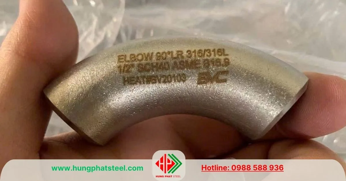 Co hàn INOX 316 DN15 (phi 21)