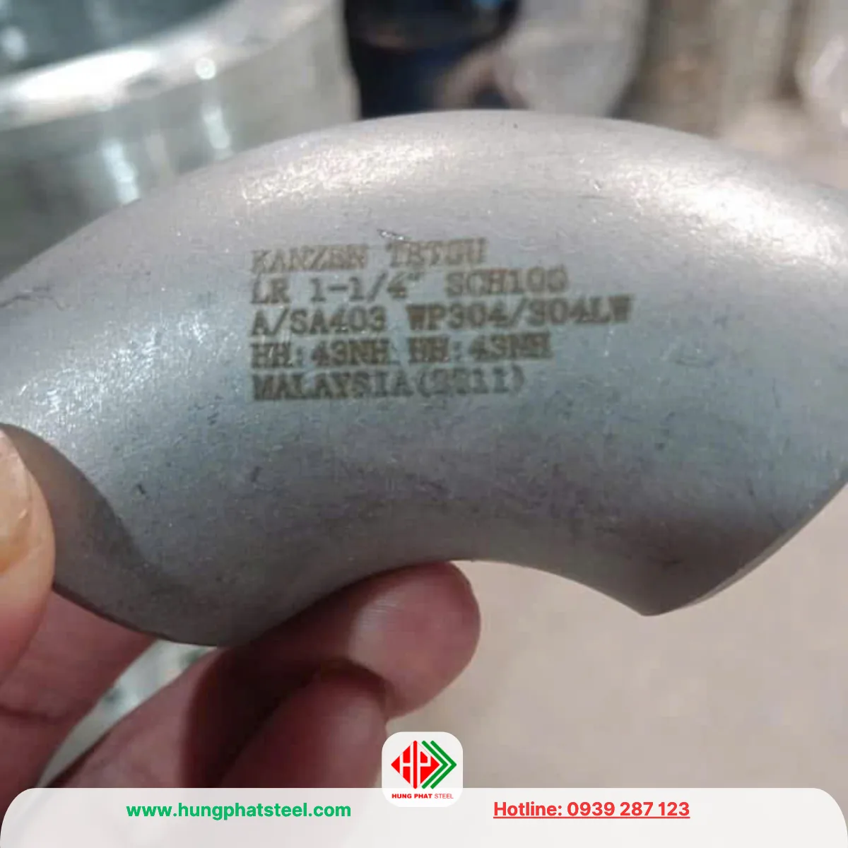 Co hàn INOX DN32 (D42)