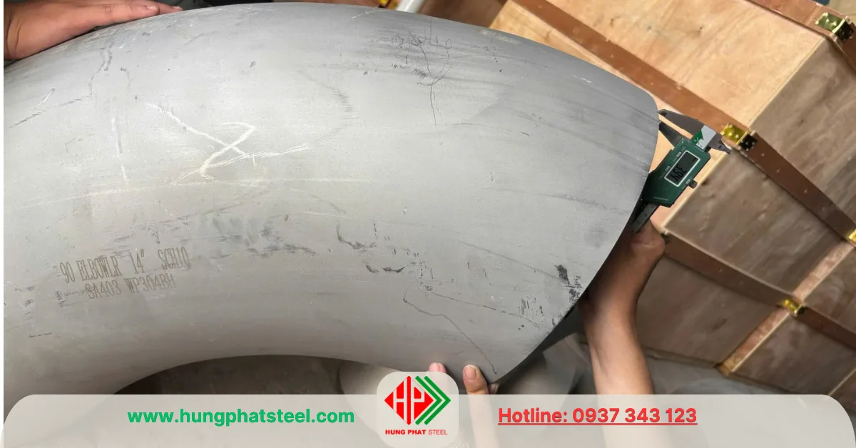 Co hàn INOX DN350 (D355, 14inch)