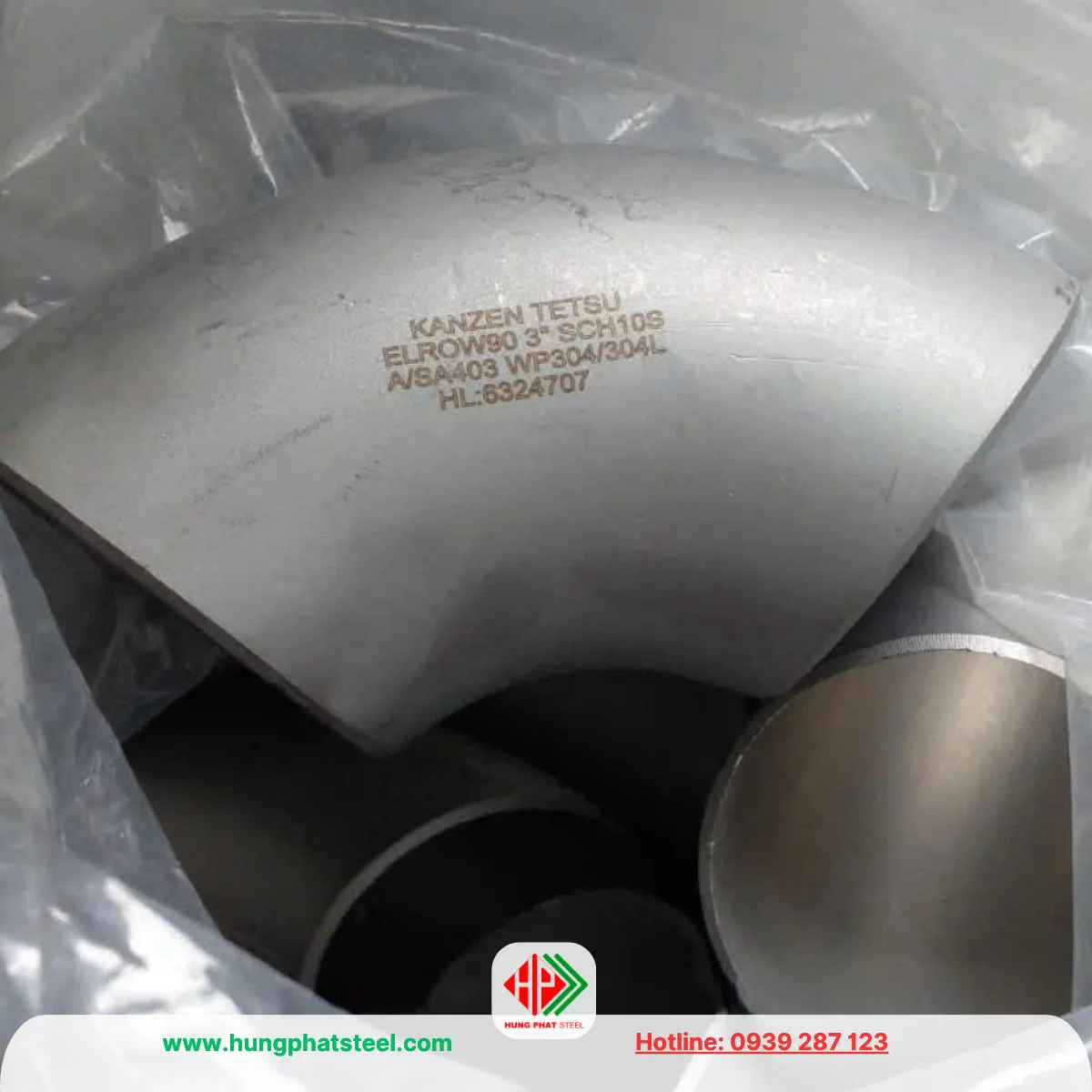 Co hàn INOX DN80 (D90)
