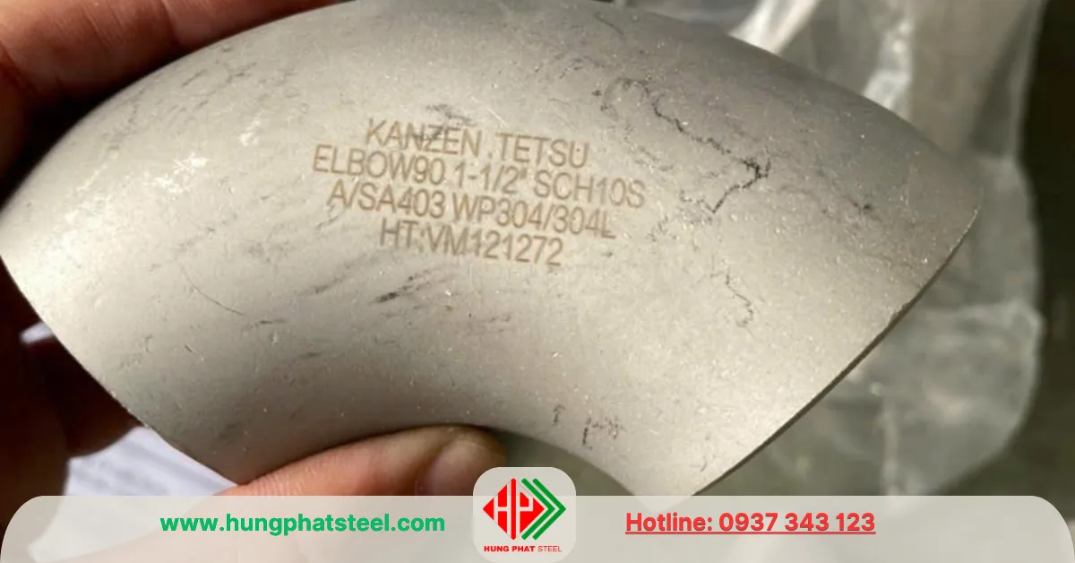 Co hàn inox DN40 (D49)