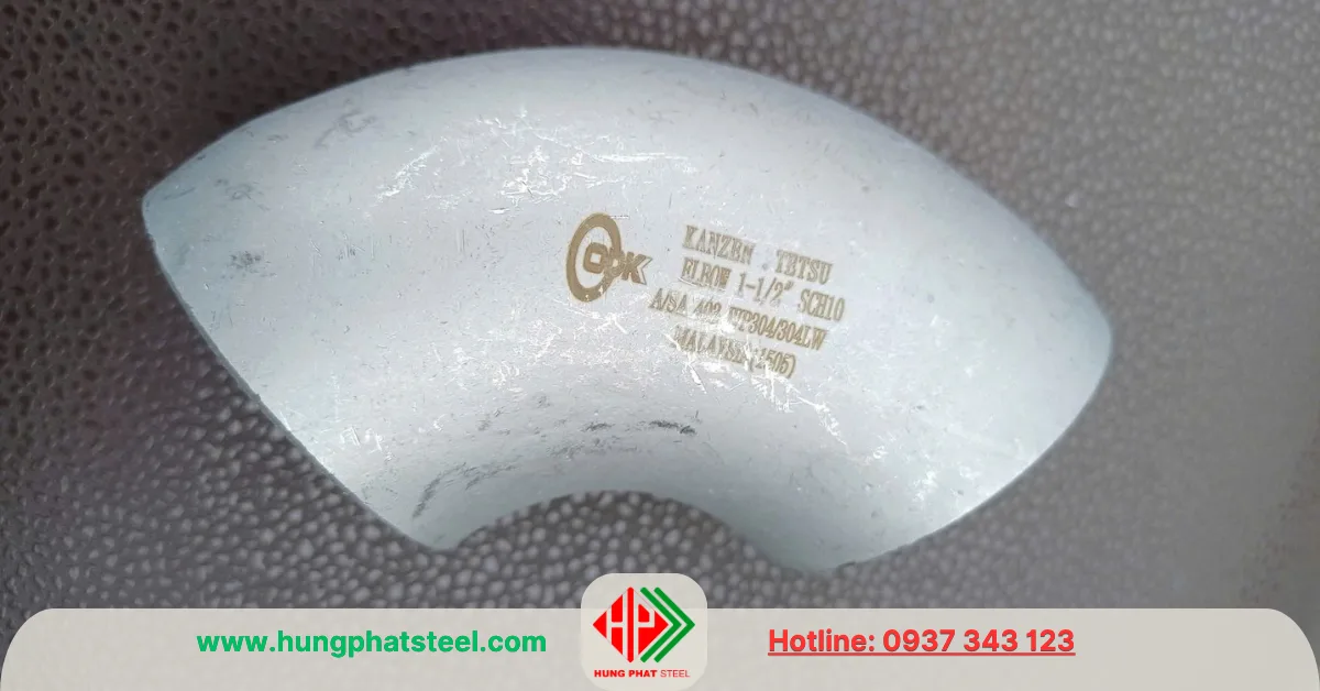 Co hàn inox DN40 (D49)