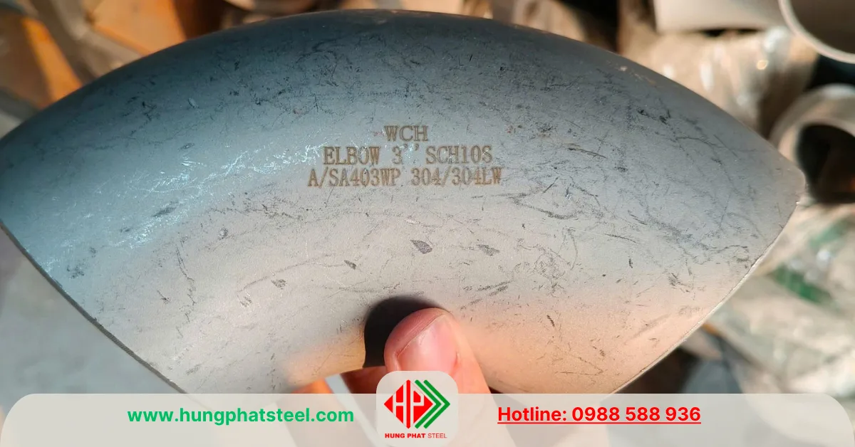 Co hàn inox DN80 SCH10