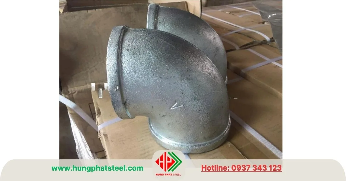 Co ren mạ kẽm DN100 (D114, 4inch)
