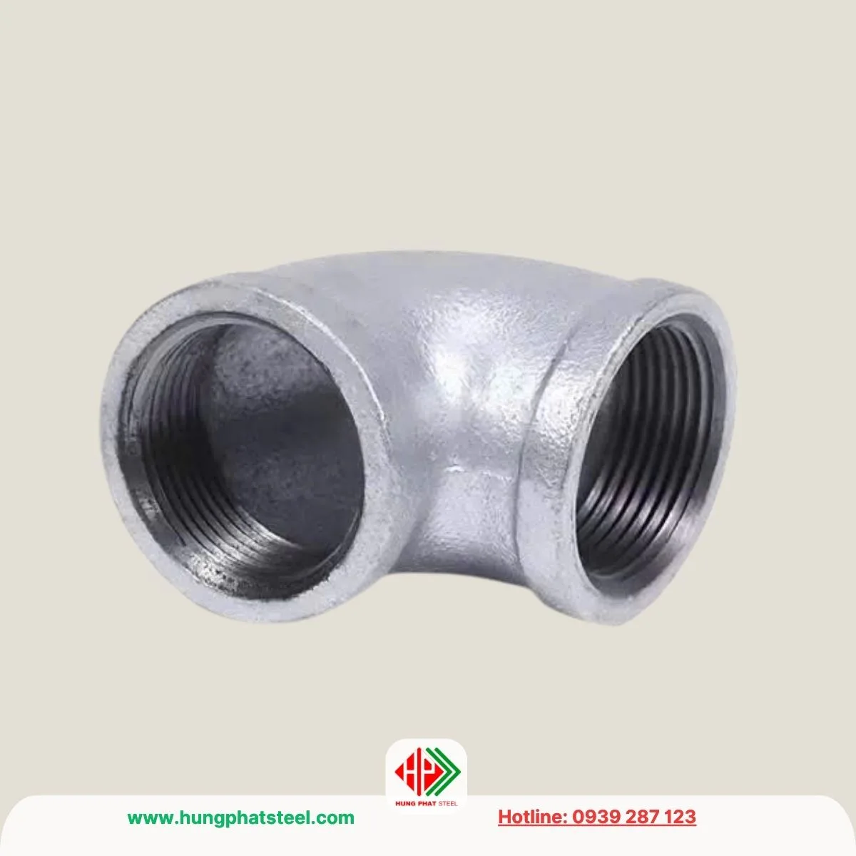 Co ren mạ kẽm DN32 (D42)