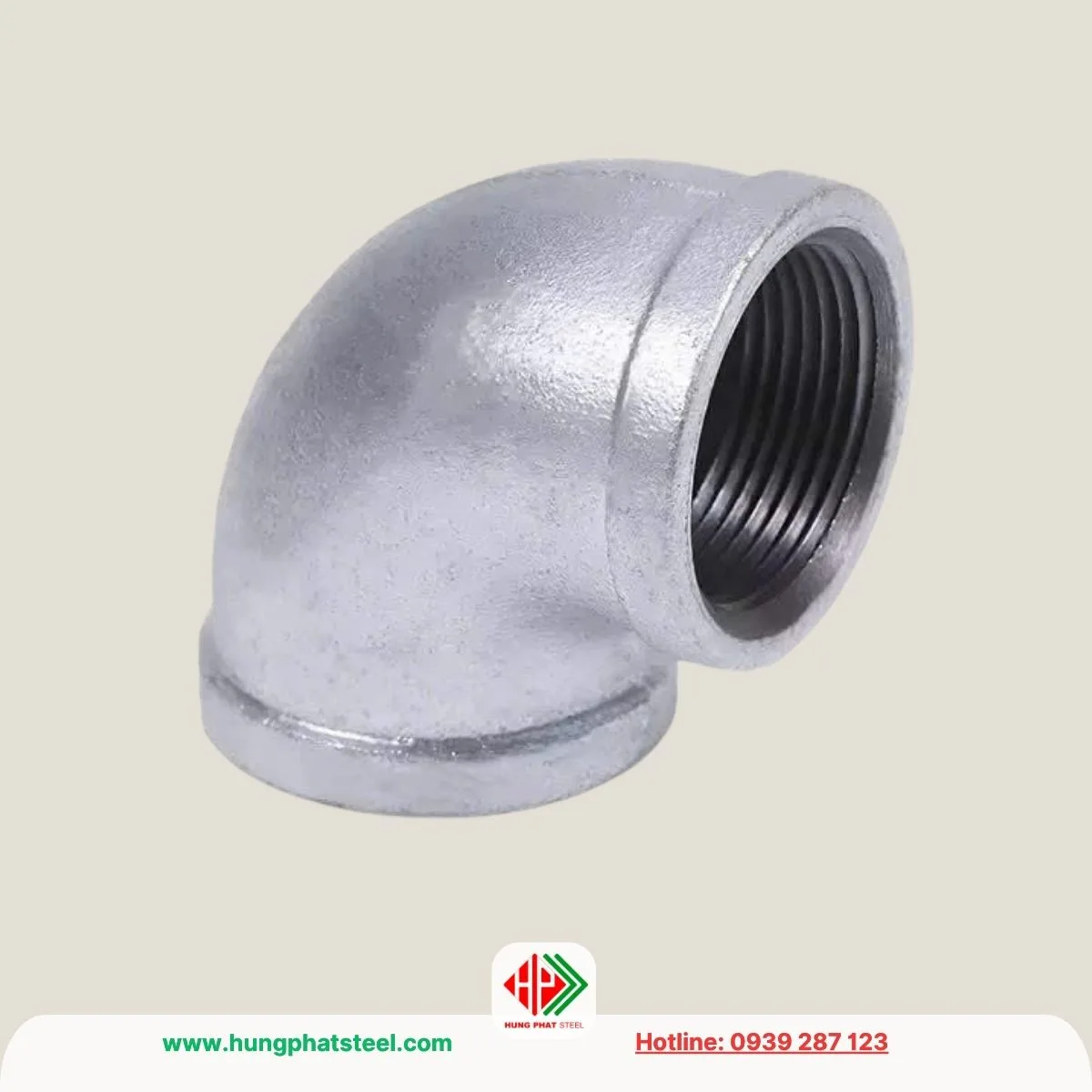 Co ren mạ kẽm DN32 (D42)