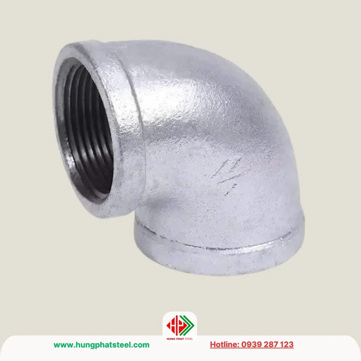 Co ren mạ kẽm DN32 (D42)
