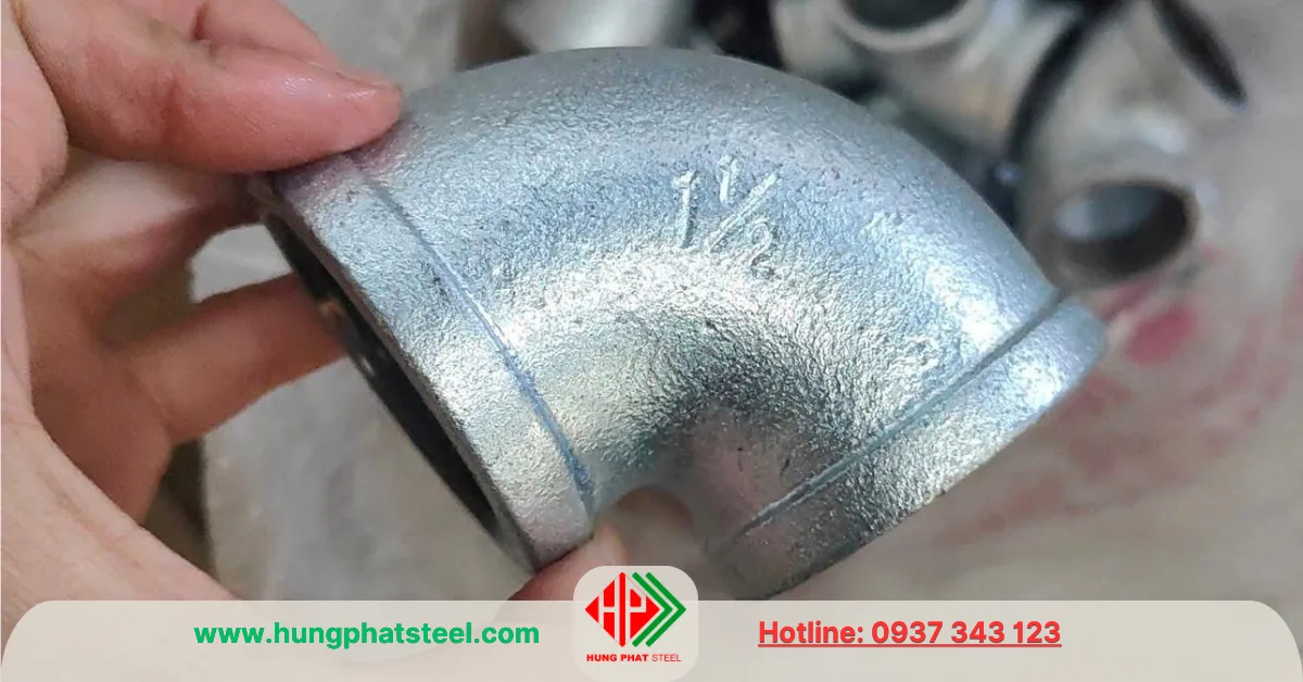 Co ren mạ kẽm DN40 (D49)