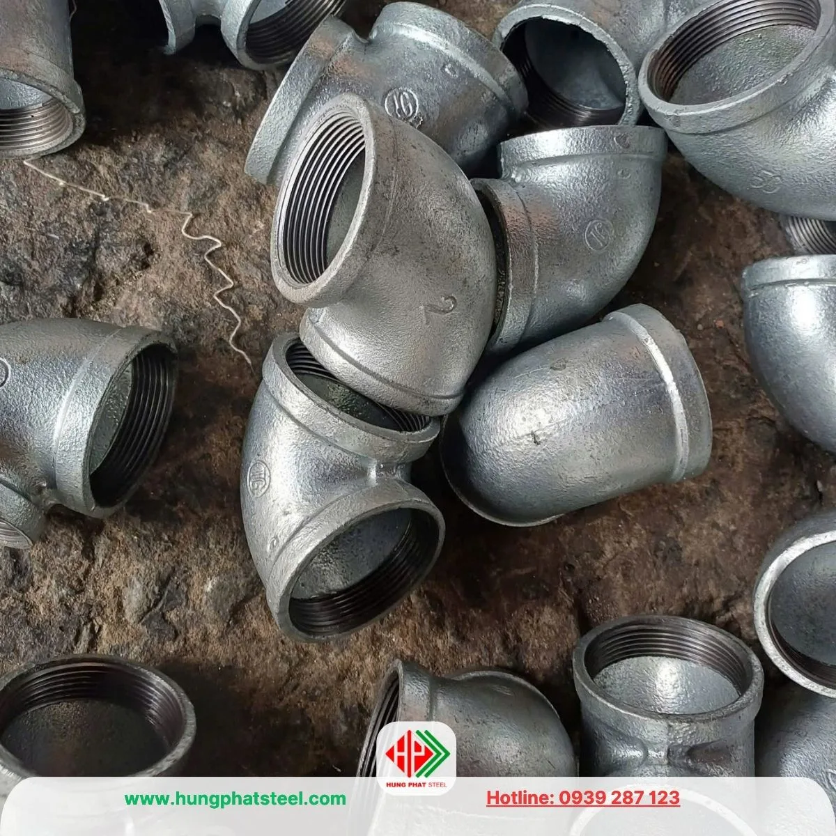 Co ren mạ kẽm DN50 (D60)