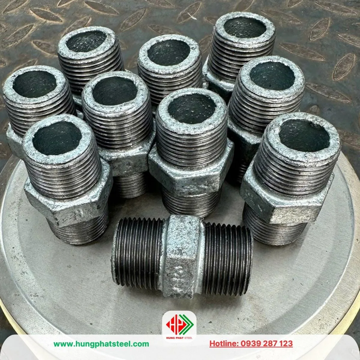 Kép Ren Mạ Kẽm DN20 (D27)