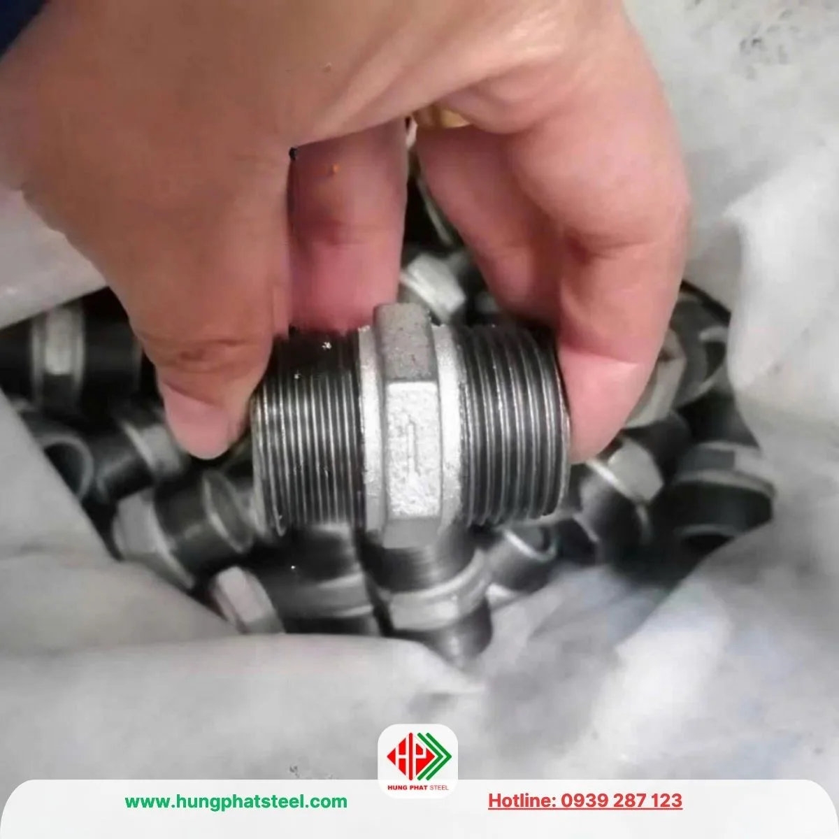Kép Ren Mạ Kẽm DN25 (D34)