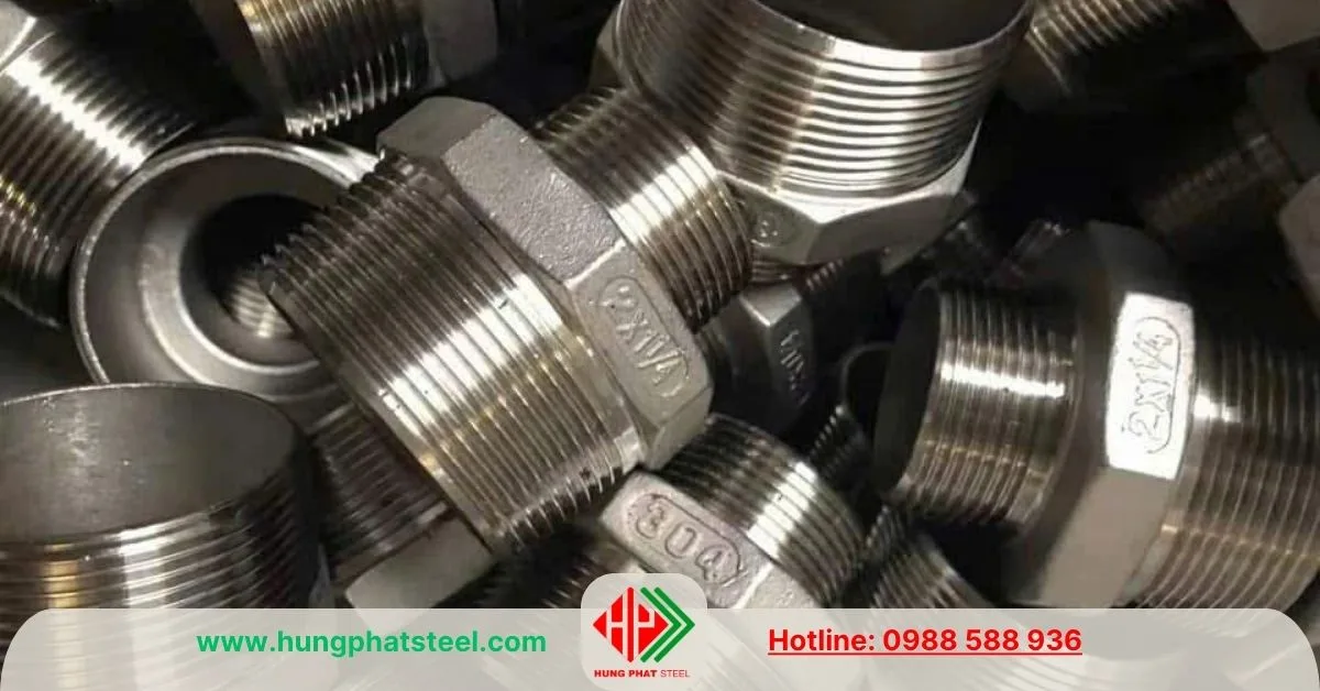 Kép giảm ren inox DN50-32
