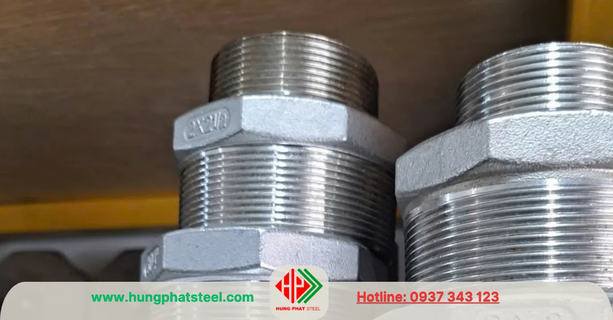 Kép giảm ren inox DN65-50