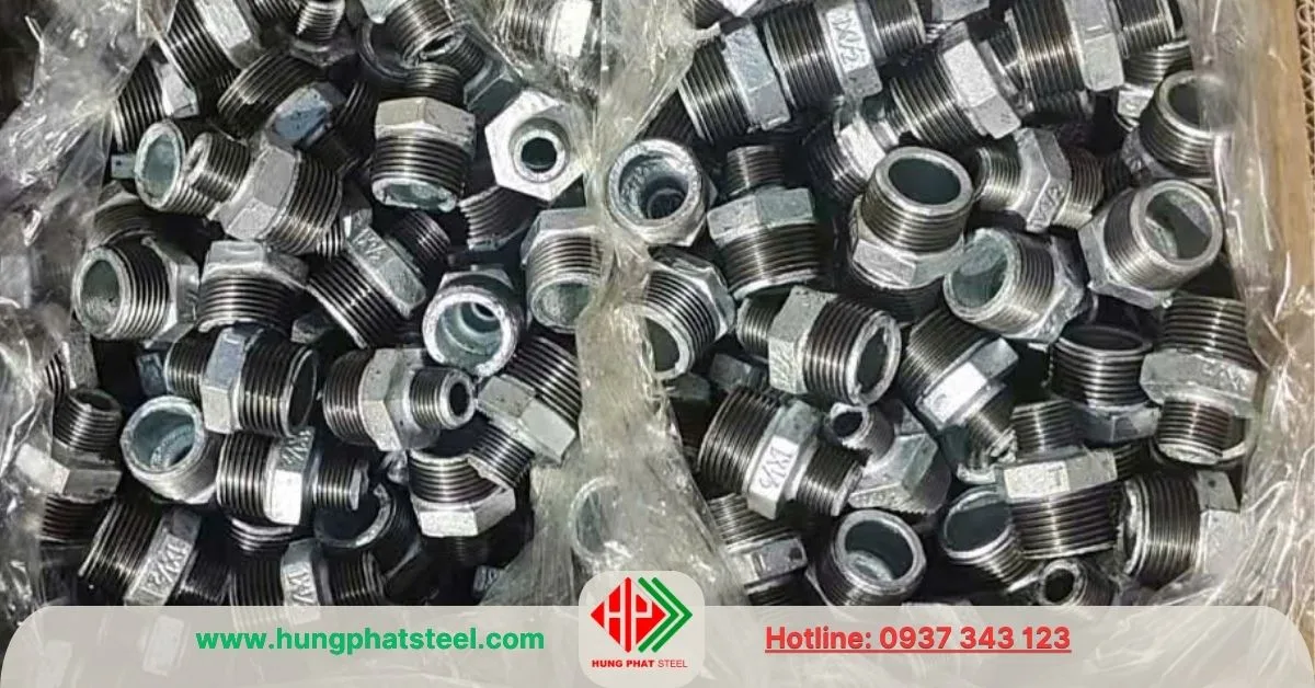 Kép giảm ren mạ kẽm DN25-15