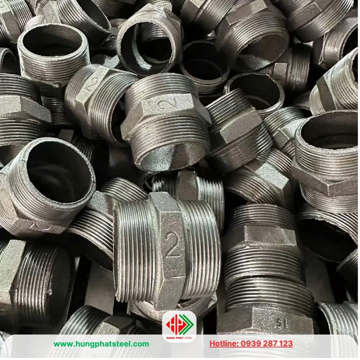 Kép ren 2 đầu ren ngoài phi 60