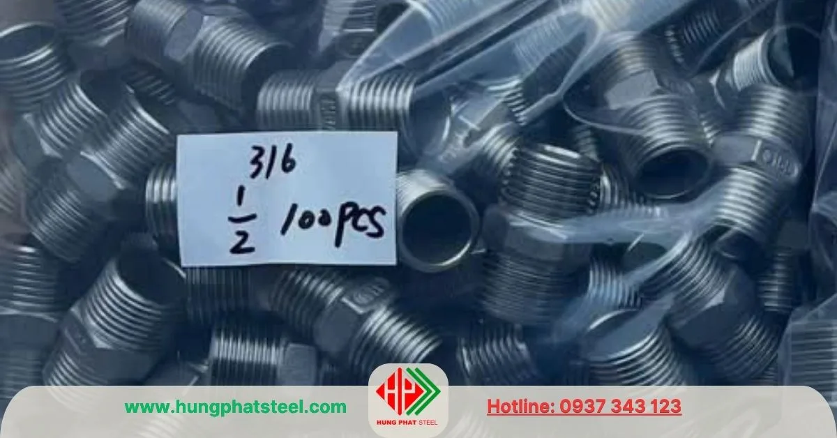 Kép ren DN15 inox 316