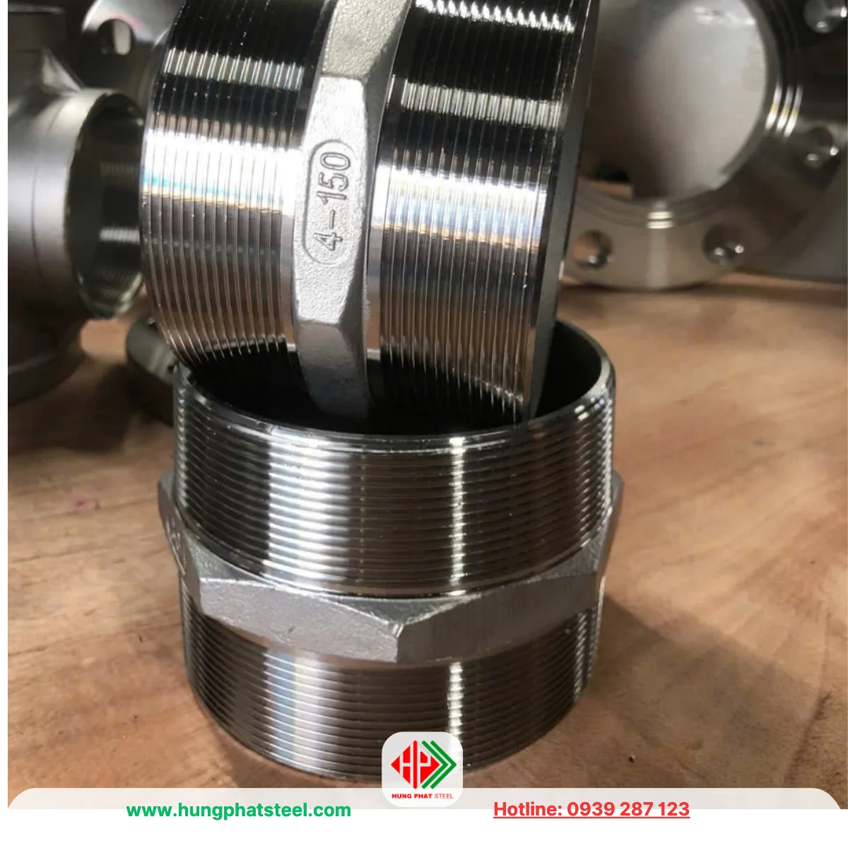 Kép ren inox DN100 (D114)