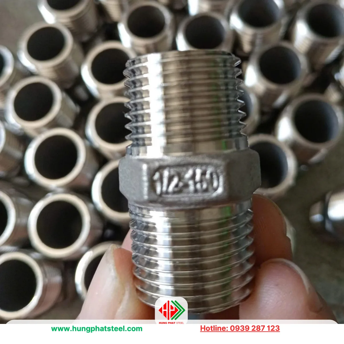 Kép ren inox DN15 (D21)