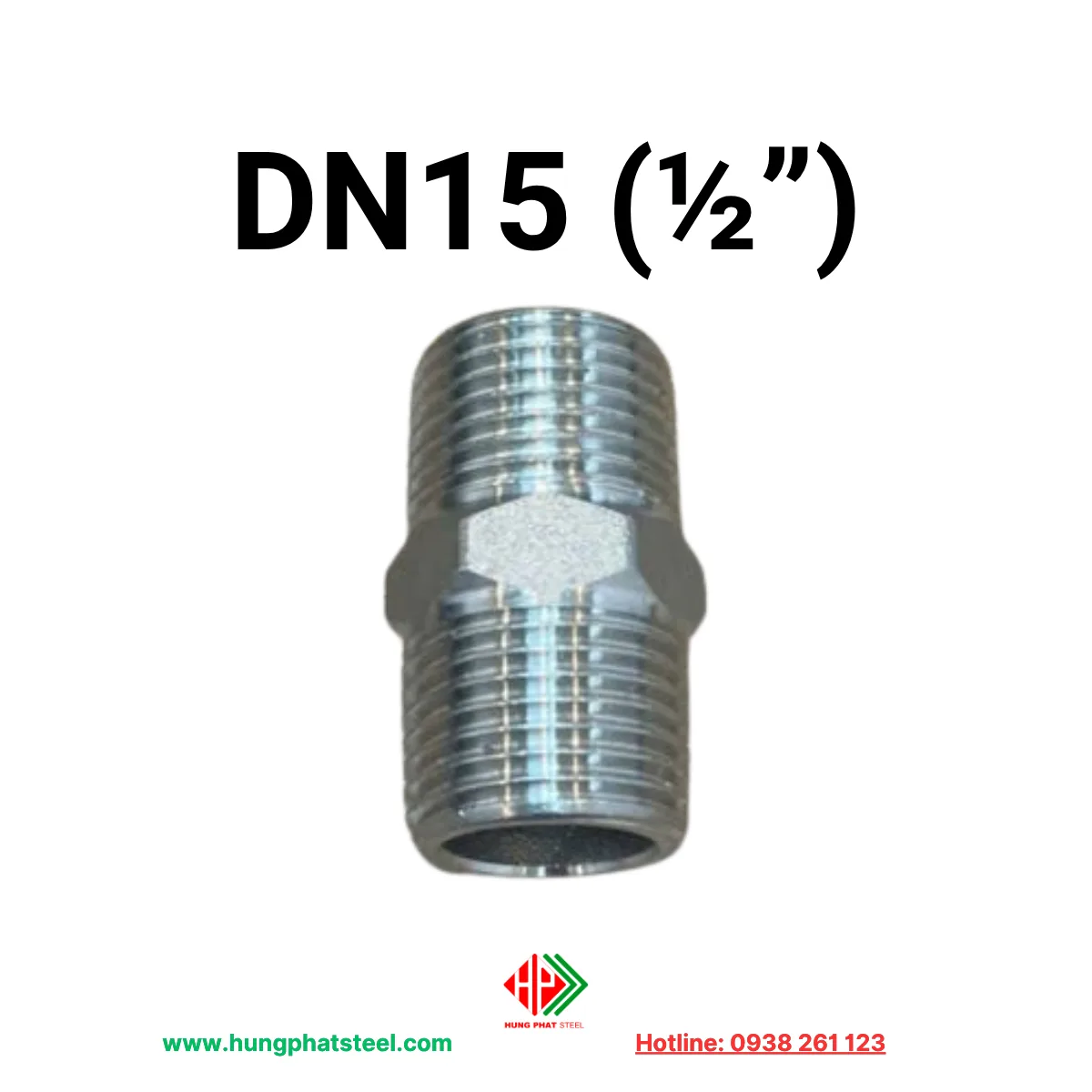Kép ren inox DN15 (D21)