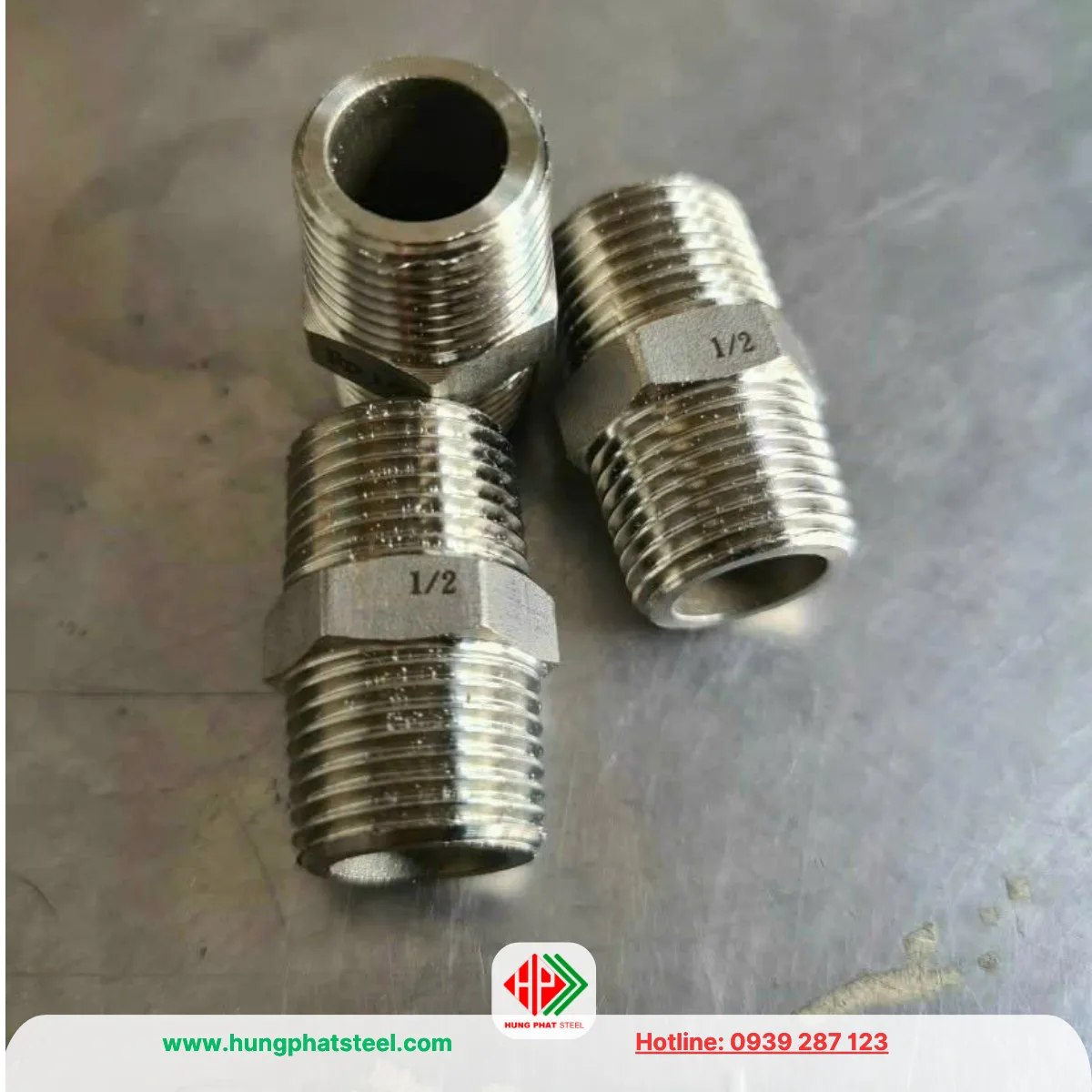 Kép ren inox DN15 (D21)