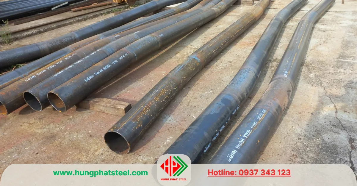 Khả năng chịu uốn của ống thép SeAH DN200 (phi 219)