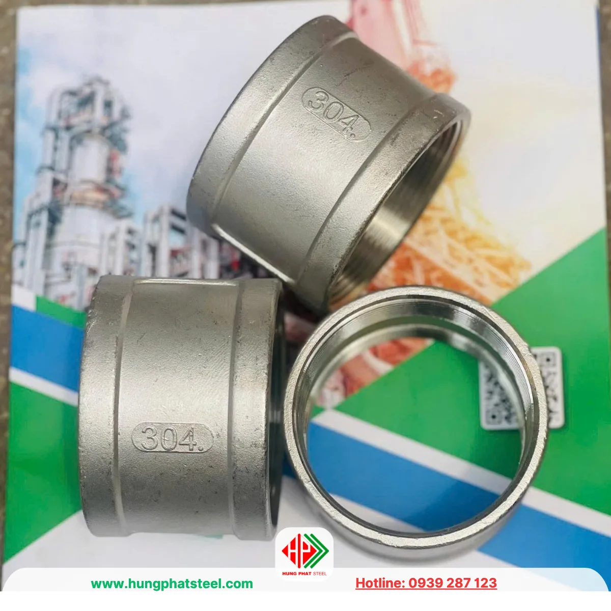 Măng Sông Ren INOX DN100 (D114)