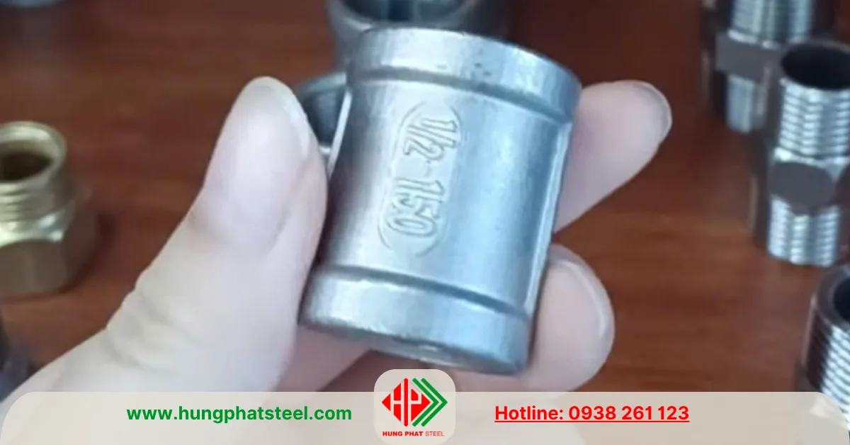 Măng Sông Ren INOX DN15 (D21)