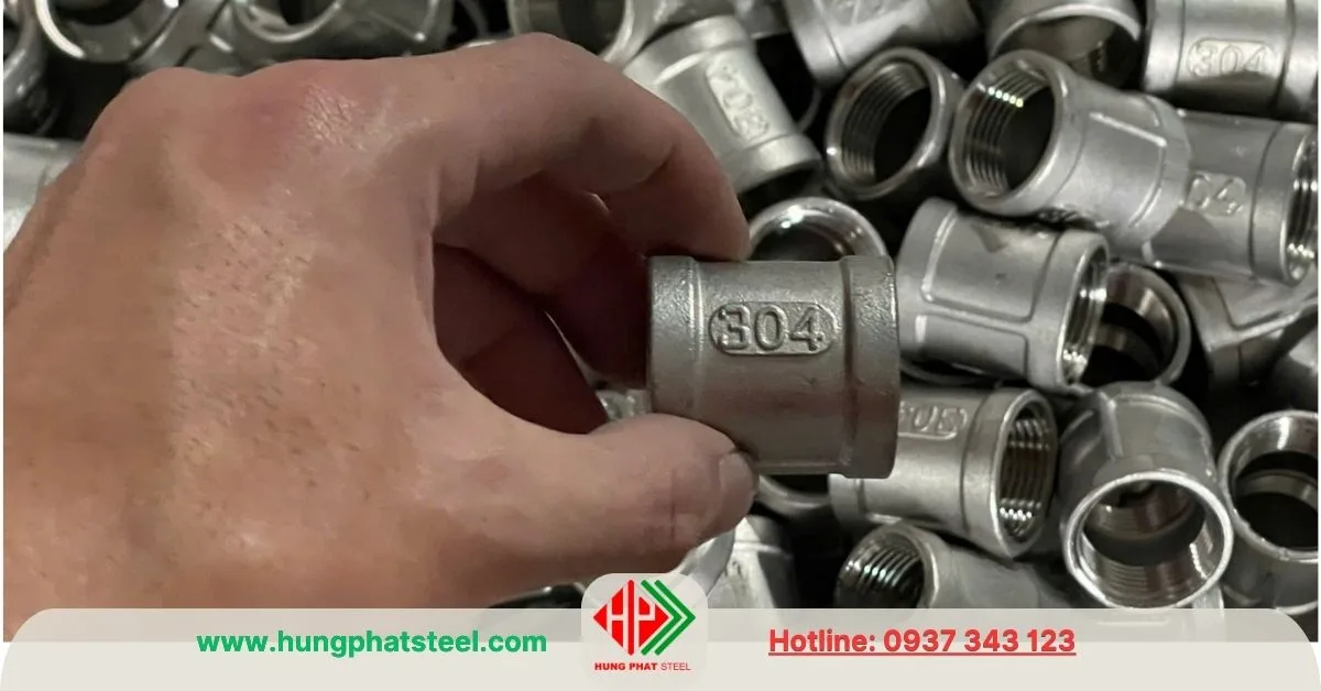 Măng Sông Ren INOX DN20 (D27)