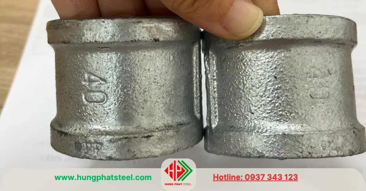 Măng Sông Ren Mạ Kẽm DN40 (D49)