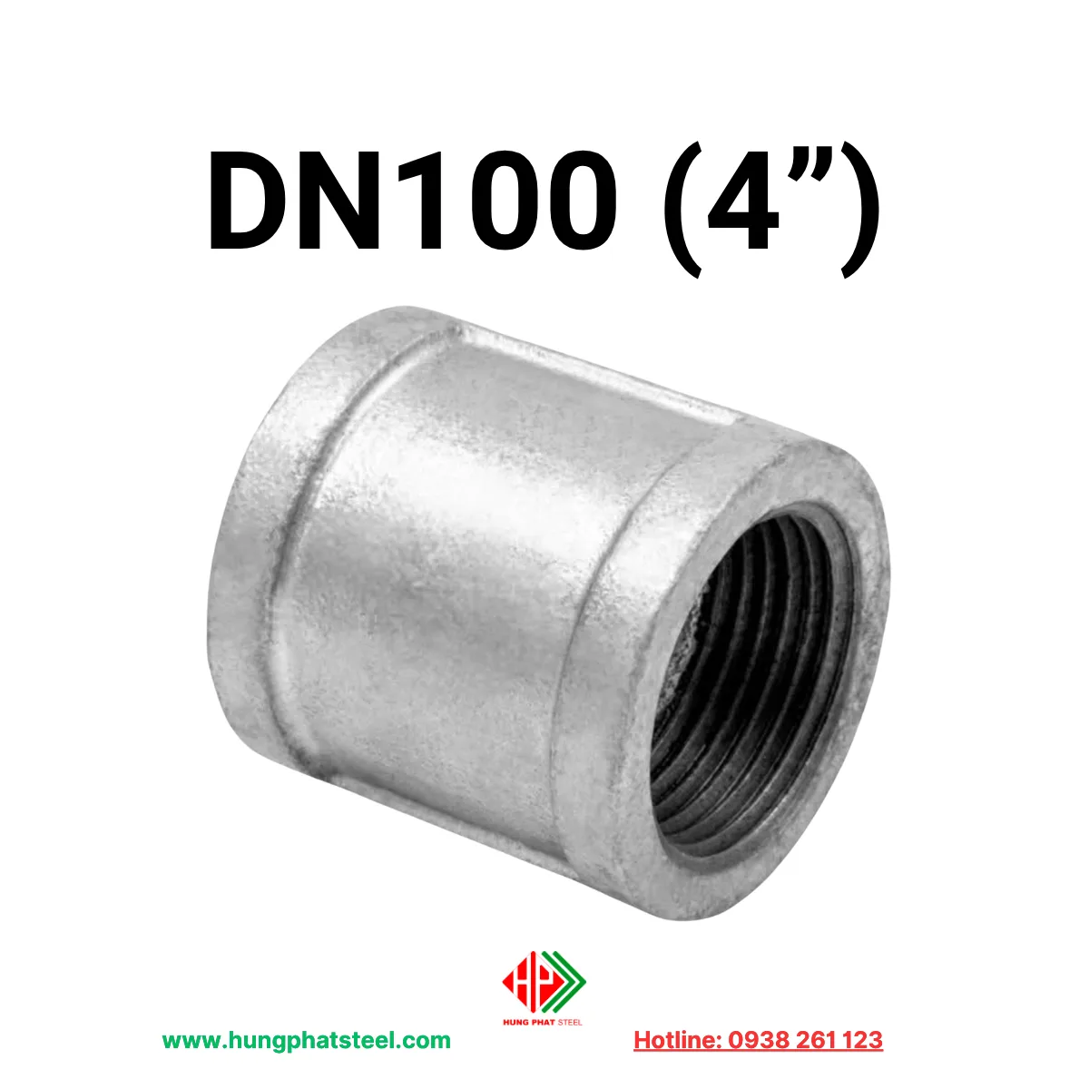Măng sông ren DN100 (Phi 114)