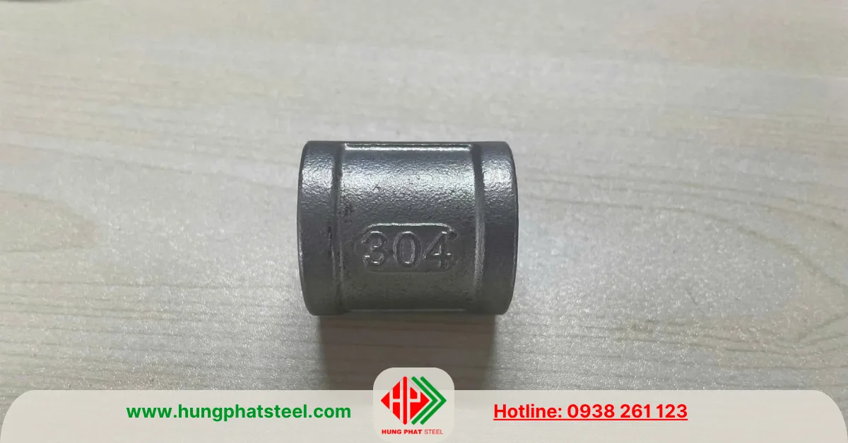 Măng sông ren INOX DN20 (D27)