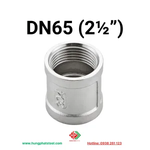 Măng sông ren INOX DN65