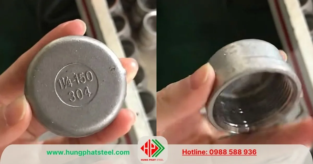 Nắp Bịt Ren INOX DN32 (D42)